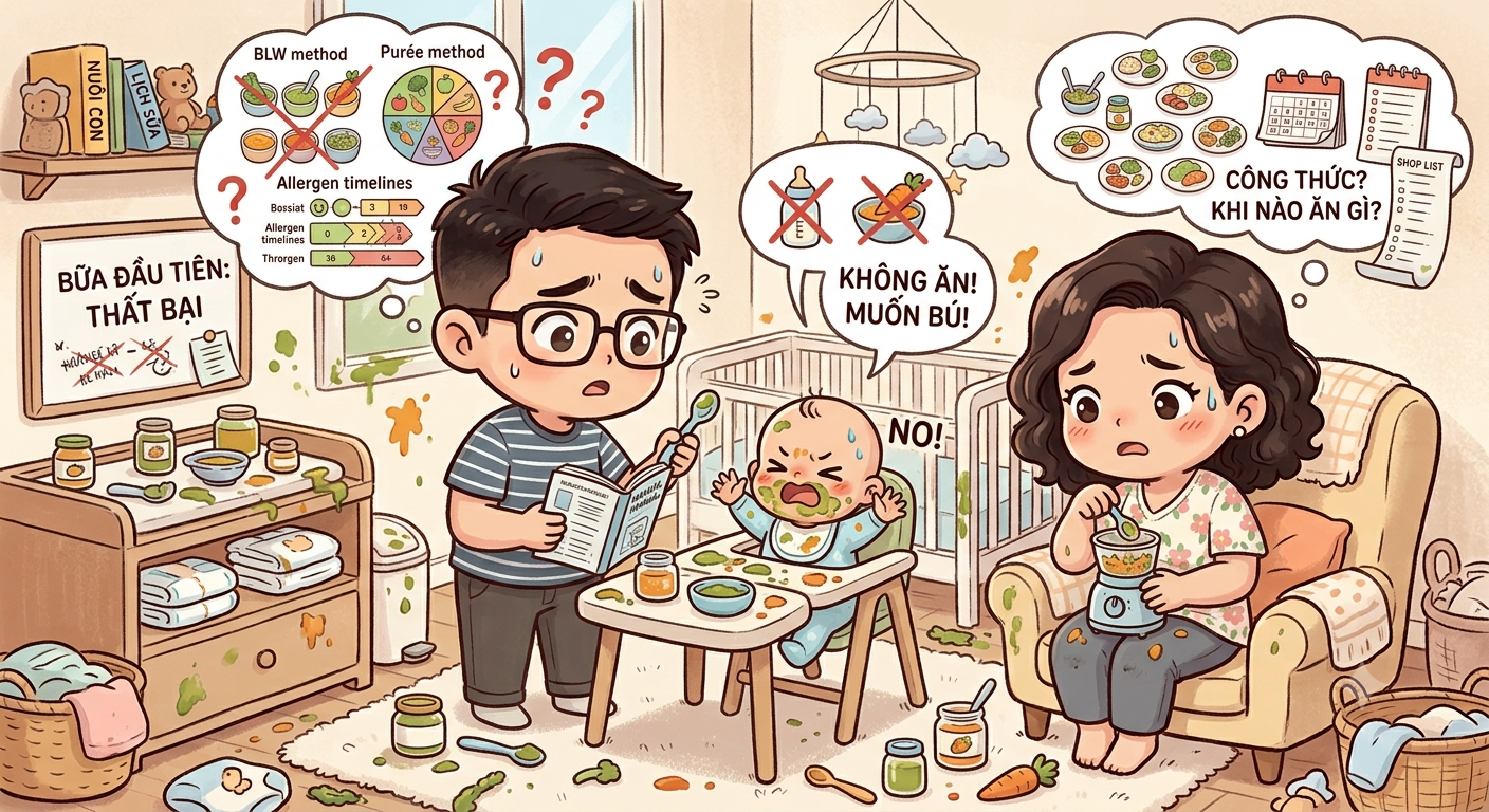 dinh dưỡng khi ăn dặm