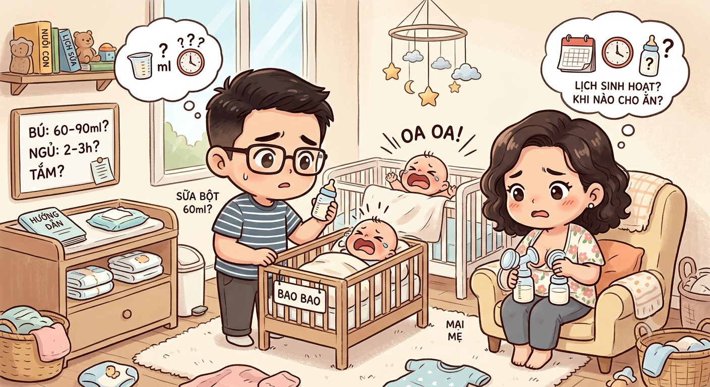 DInh dưỡng cho trẻ trong 6 tháng đầu đời