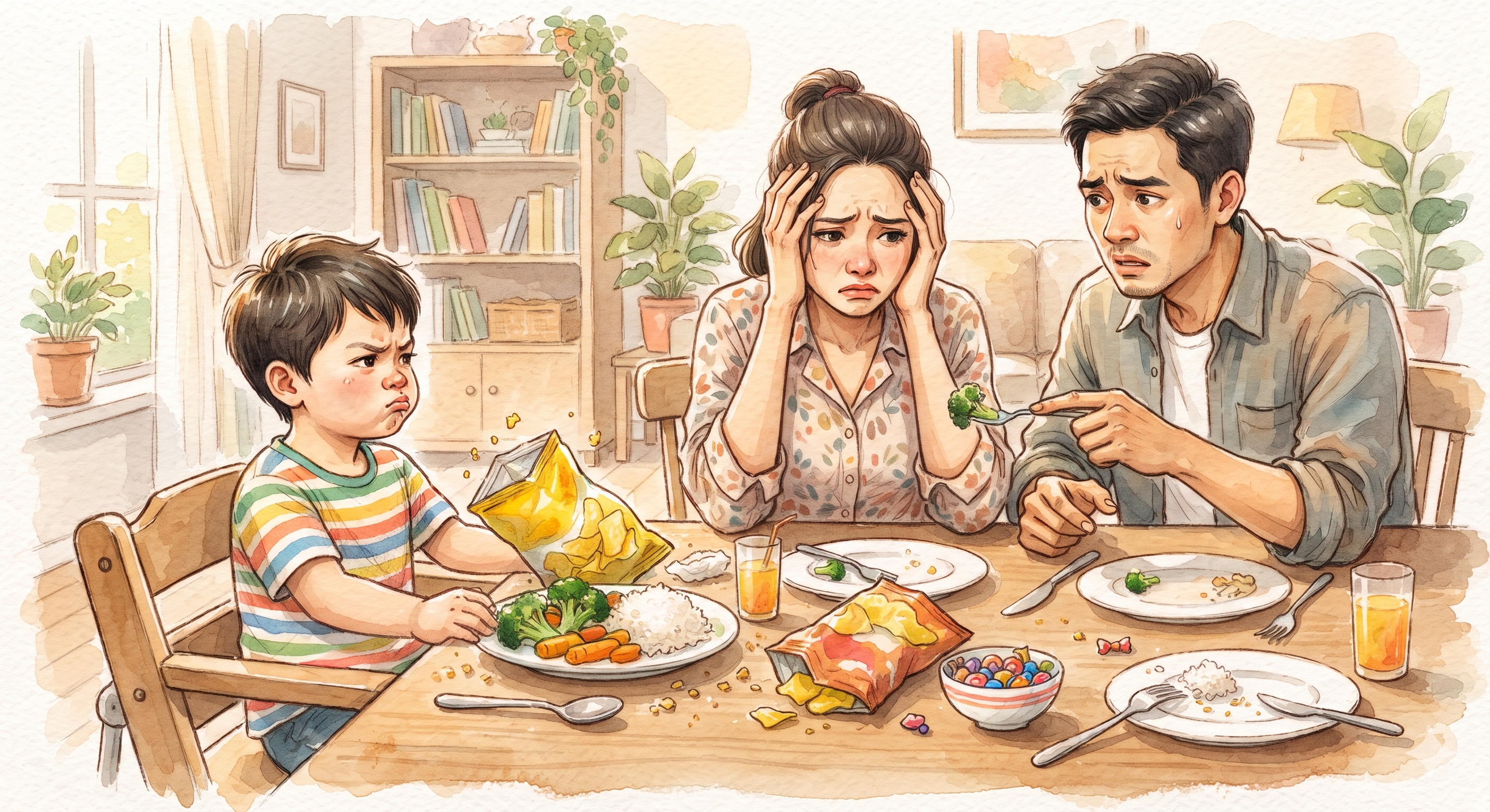 Dinh Dưỡng Cho Trẻ 3–5 Tuổi: Khi Con Mê Đồ Ăn Vặt, Lười Ăn Rau Và Nỗi Lo "Kép" Thấp Còi Hay Thừa Cân?